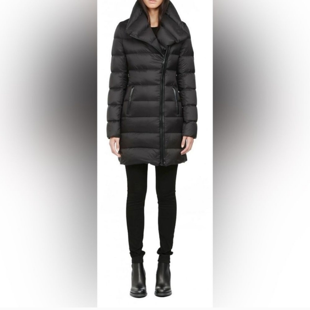 Mackage Yara Black Puffer Lightweight Coat Size SMALL